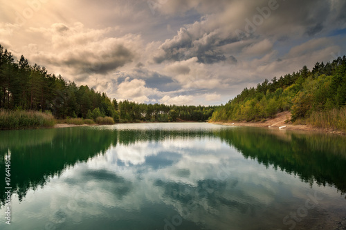 Small lake reflections