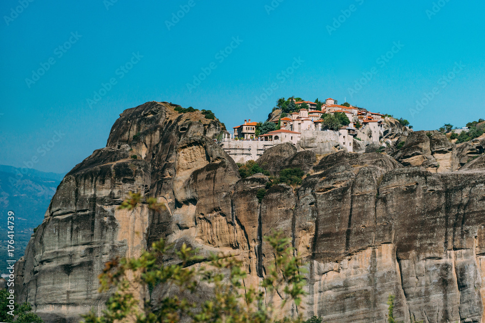 Meteora monasteries, Greece. The Monastery of Great Meteoron