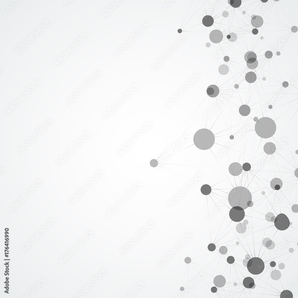 Molecular bonds connected in random order. Topical background for technology and the future