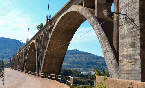 Rail bridge in Muçum, south of Brazil - Rio Grande do Sul region photo