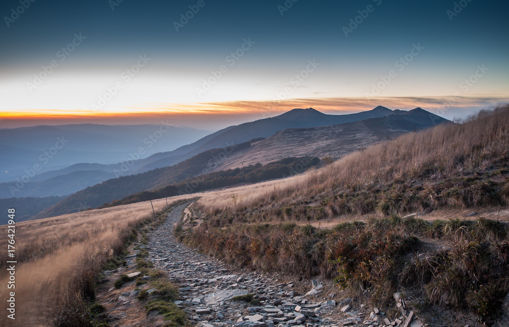 Fototapeta premium Beautiful mountains in Poland - Bieszczady