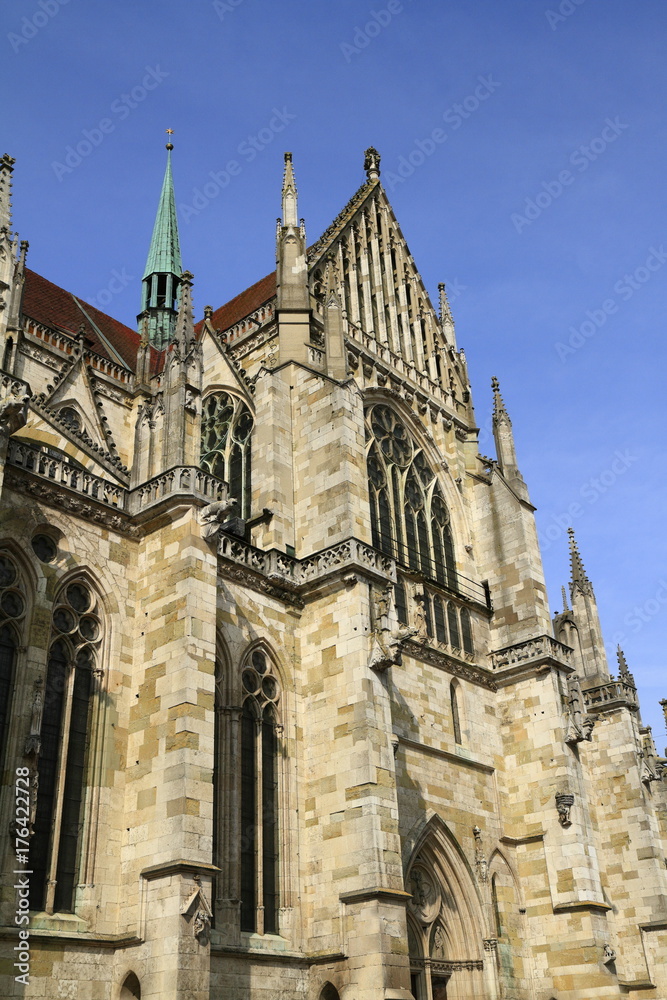 The Regensburg Cathedral St. Peter in Regenburg