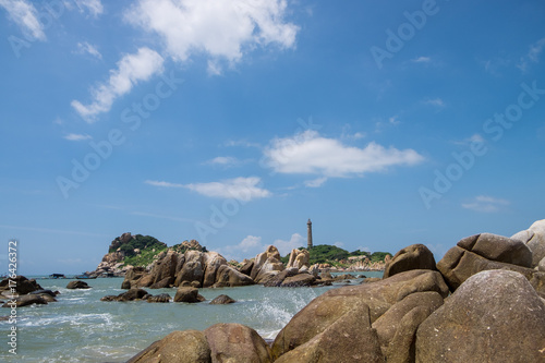 View of the Ke Ga Lighthouse, Phan Thiet, Vietnam