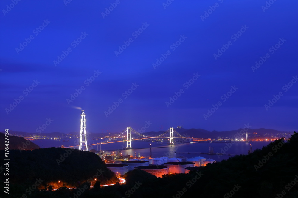 Obraz premium Muroran night view