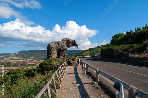 An elephant-like rock (Roccia dell'Elefante, Sardinia)