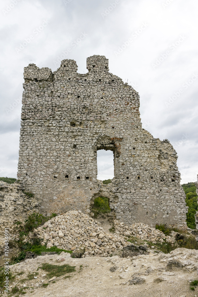 Ruins of Vitanyvar in Hungary