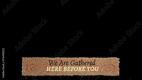 Handwritten Note Lower Third