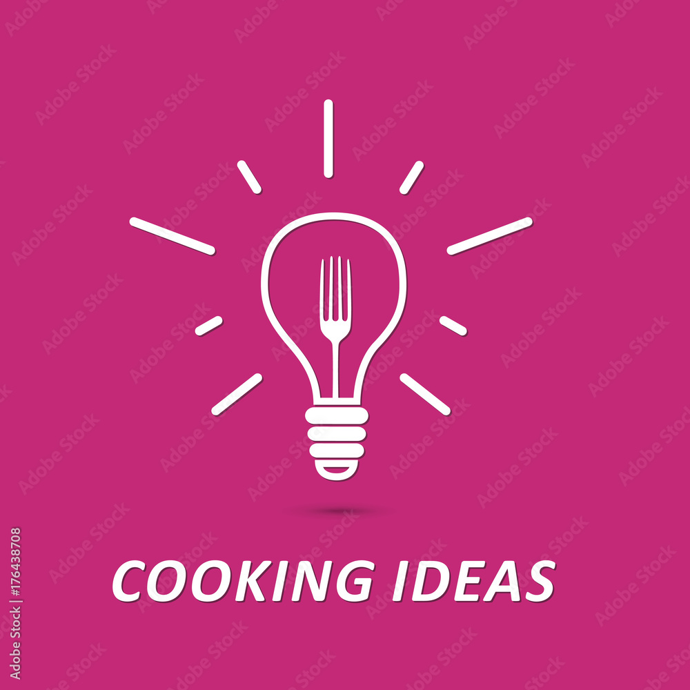 Cooking ideas vector symbol