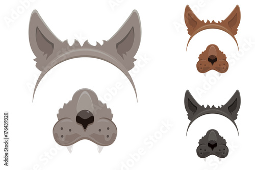 Werewolf mask for Halloween