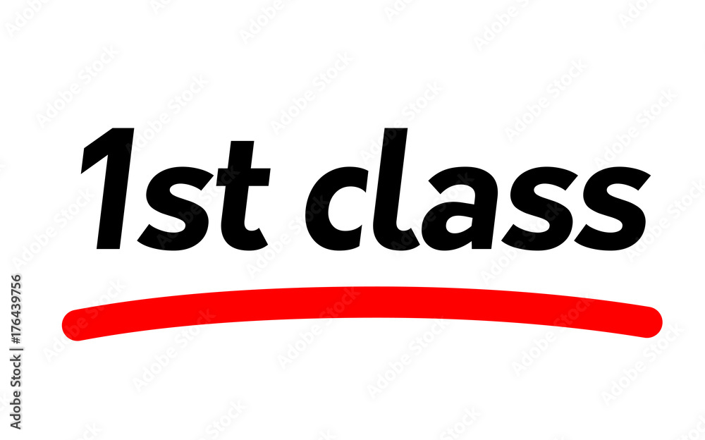 First class sticker. Authentic design graphic stamp. First class sticker. Authentic design graphic stamp.