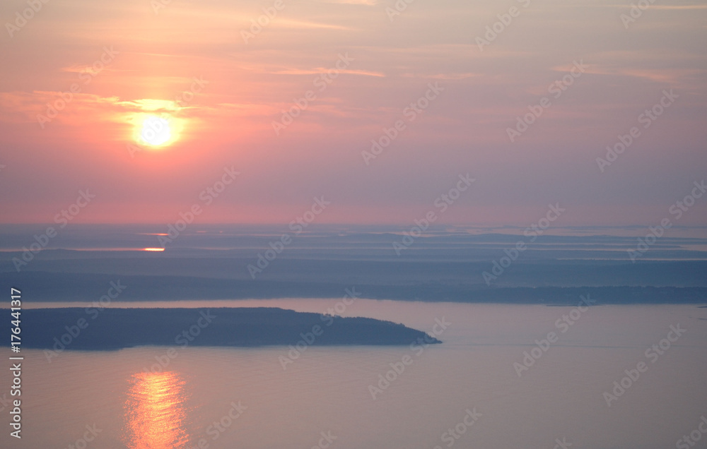 Obraz premium Sunrise, Acadia National Park