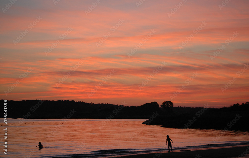 Sunset, Niles Beach
