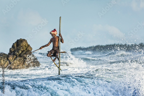 Sri Lanka Stilt Fisher photo