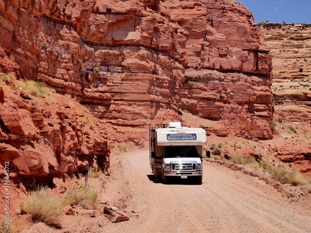offroad camping adventure in the wild west,utah,usa