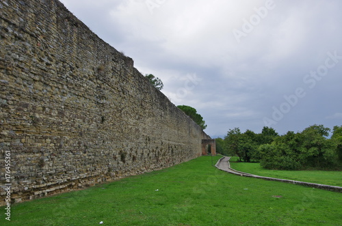 Obraz na płótnie The surrounding walls of Arezzo. w salonie