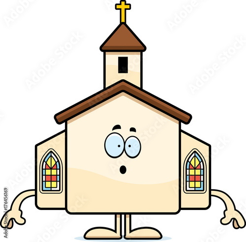 Surprised Cartoon Church