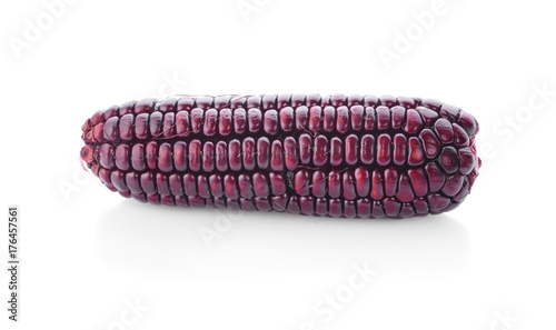 purple corn isolated on a white background © pisut