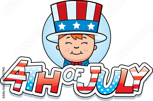 Wallpaper Mural Cartoon Patriotic Boy Graphic Torontodigital.ca