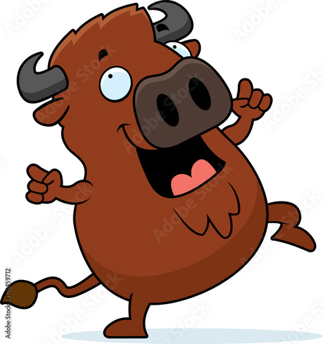 Cartoon Buffalo Dancing