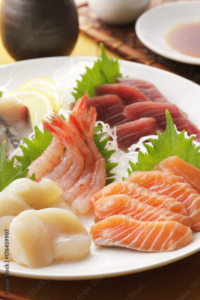 刺身　Japanese sashimi