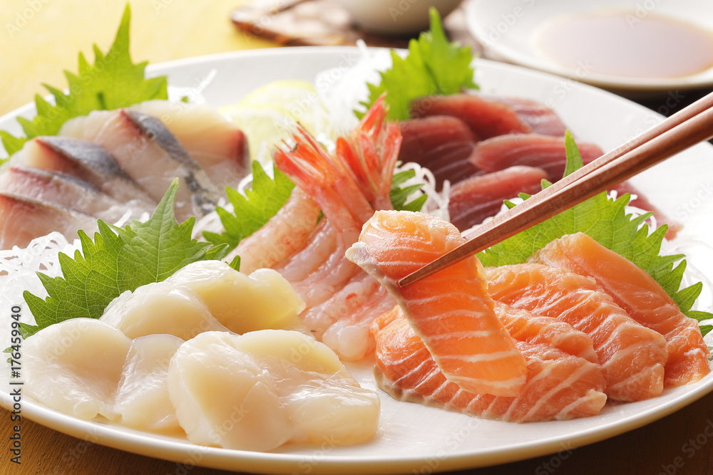 刺身　Japanese sashimi