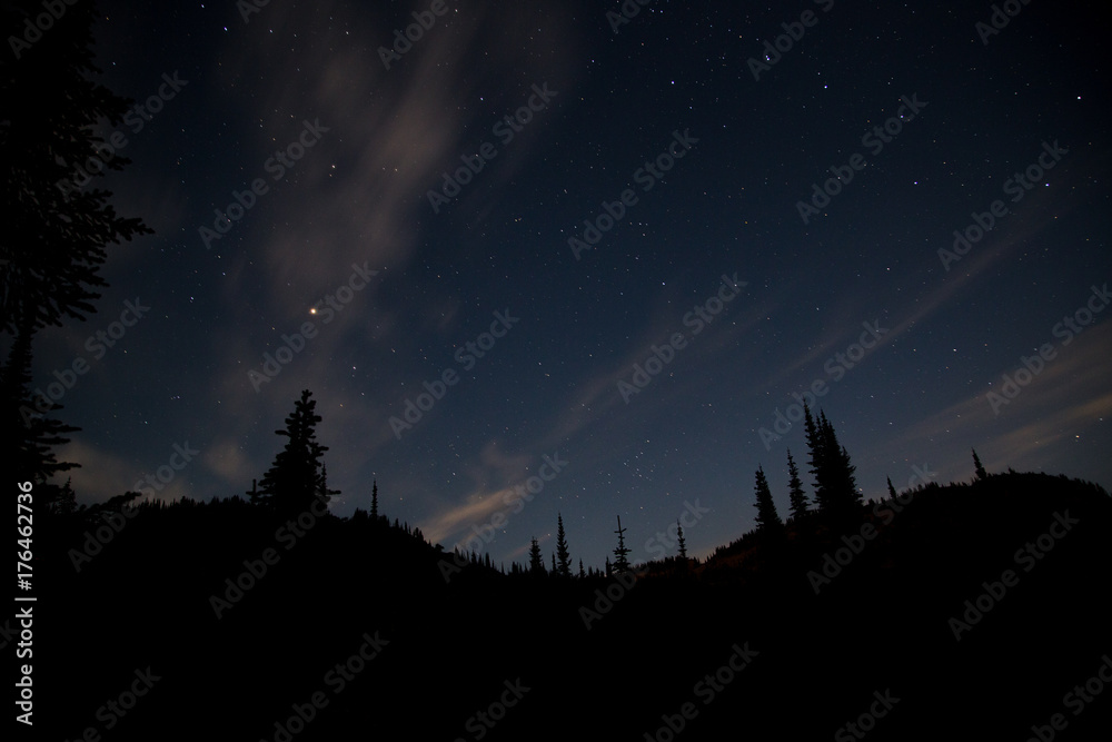 Starry Night in the Mountains