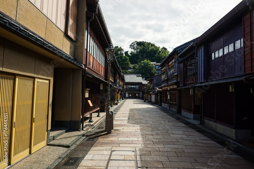 日本の古い町並み ひがし茶屋街 江戸時代 加賀藩