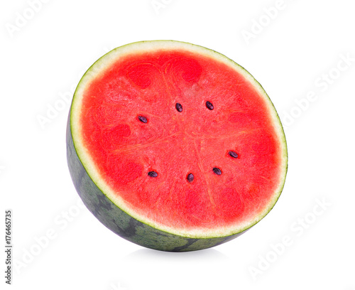 slice watermelon  on white background