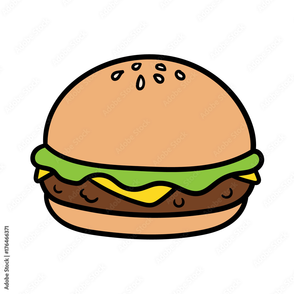 Cartoon Cheeseburger Cartoon Cheeseburger