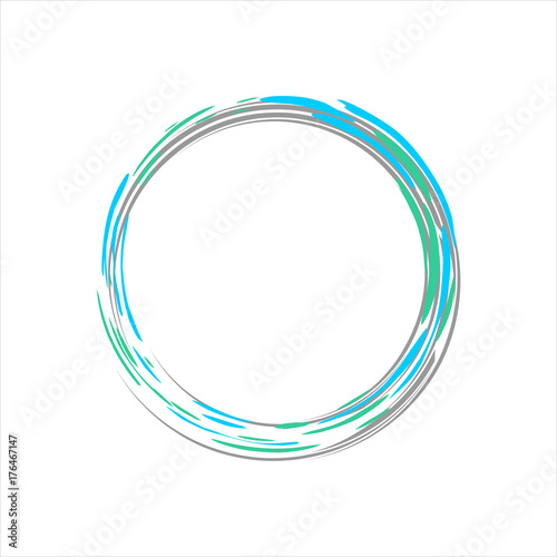 Light Blue Motion Zen Symbol