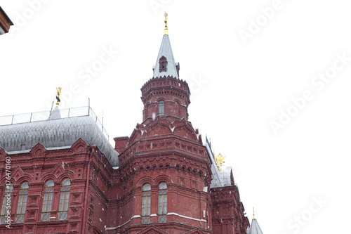 State Historical Museum on Red Square in Moscow