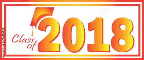 Class of 2018 Banner Orange