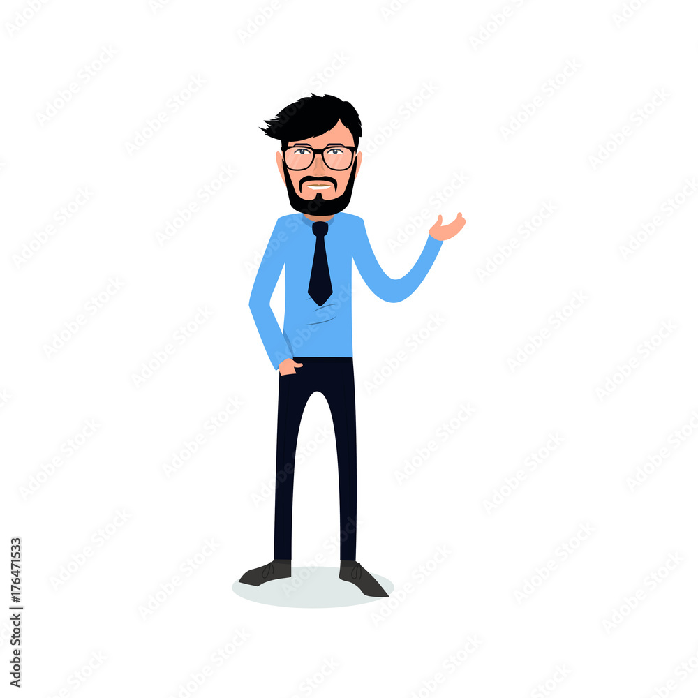 funny and cool cartoon guy in casual clothes, gesturing. Vector illustration, Hipster Style funny and cool cartoon guy in casual clothes, gesturing. Vector illustration, Hipster Style