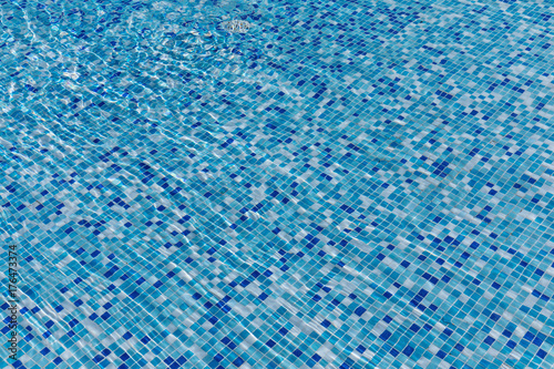 swimming pool bottom caustics ripple and flow with waves background