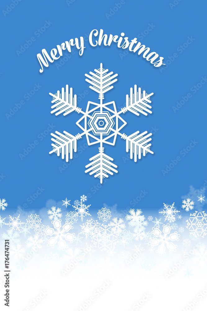 Snowflakes Designs Vector Blue Postcard Snowflakes Designs Vector Blue Postcard