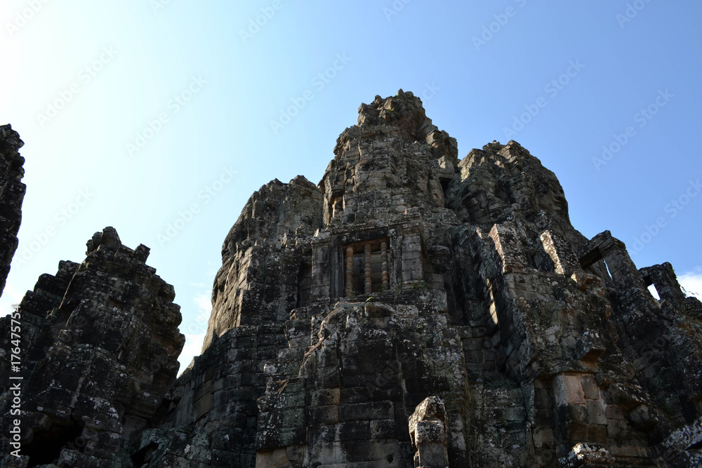 The view around Bayon Temple complex, - Angkor Wat. Can you see faces are everywhere? The view around Bayon Temple complex, - Angkor Wat. Can you see faces are everywhere?