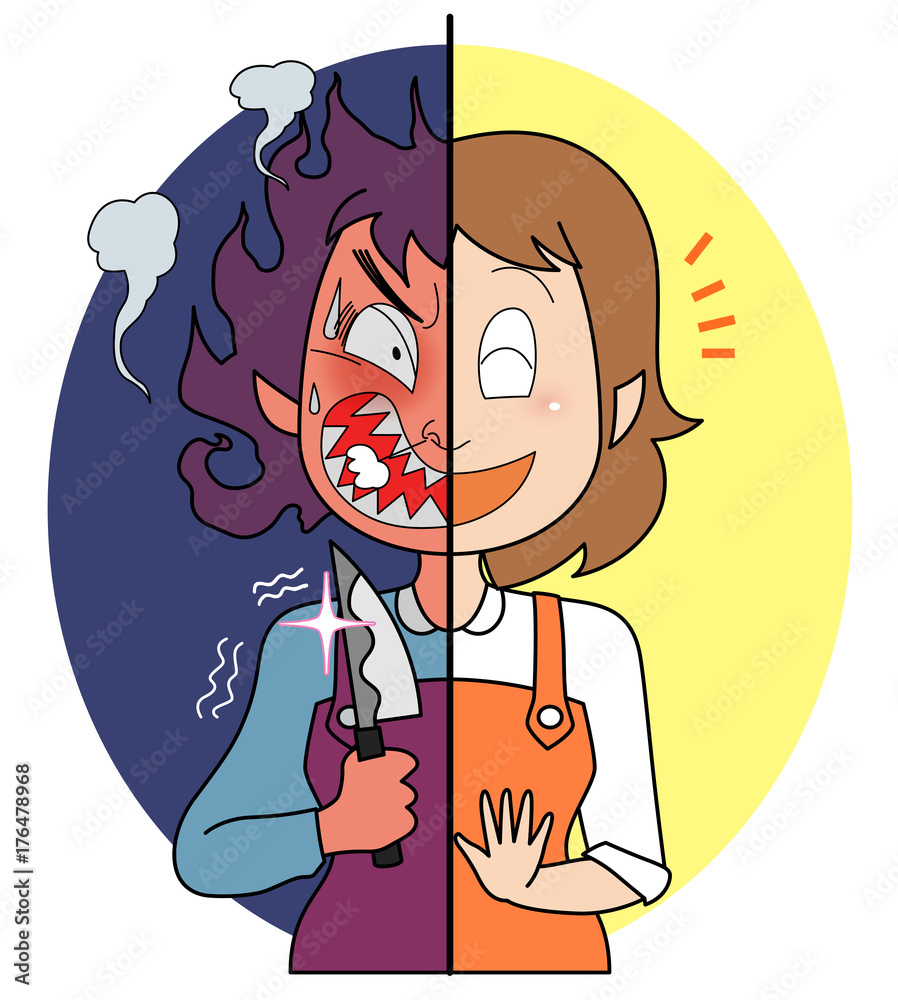 本音と建前 主婦 Stock Vector Adobe Stock