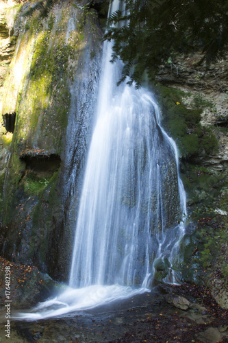 Waterfall  Erlenbach  Switzerland