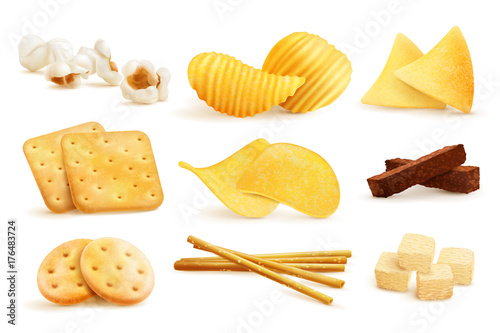 Salty Snack Pieces Set
