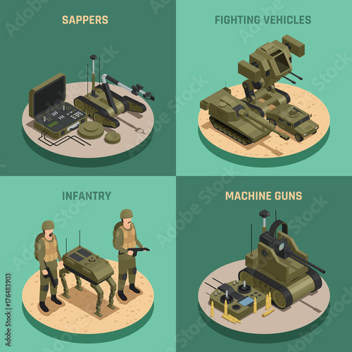 Fighting Robots 2x2 Design Concept 