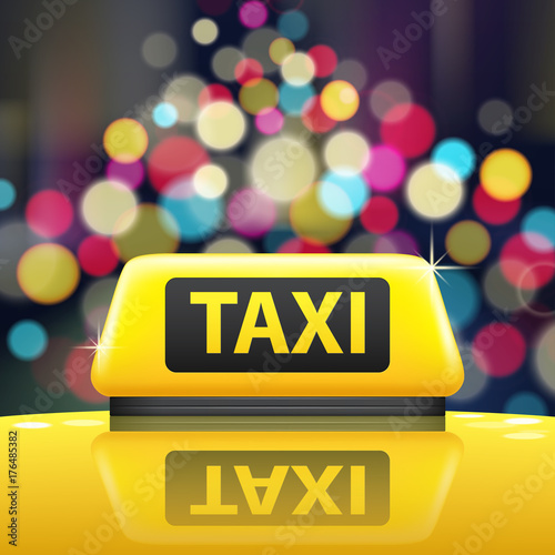 Taxi Sign Illustration