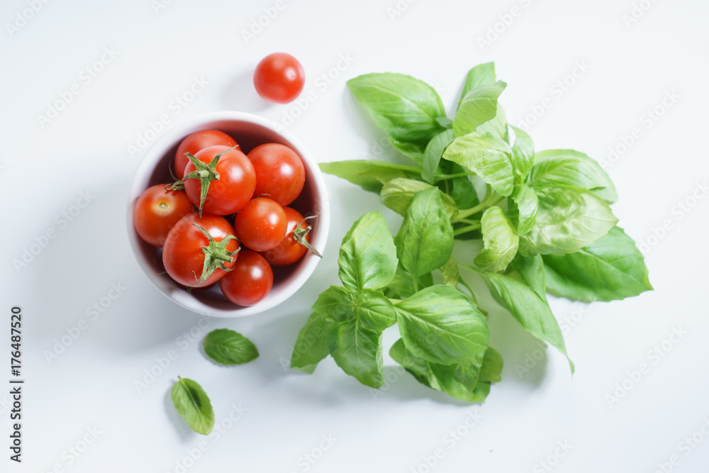 fresh tomatoes.