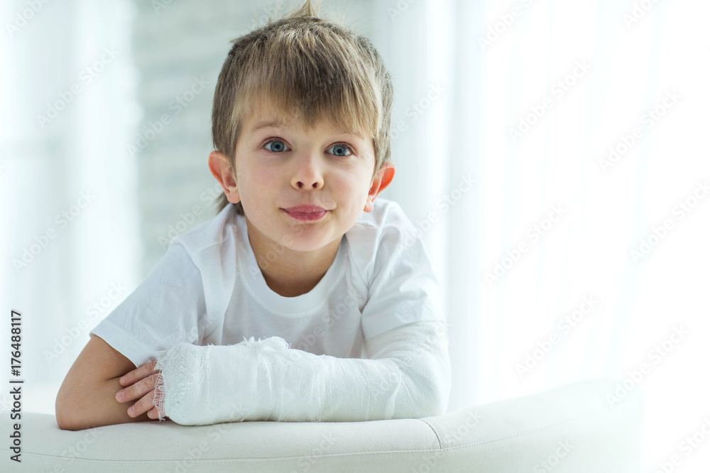 Child with an injury Child with an injury