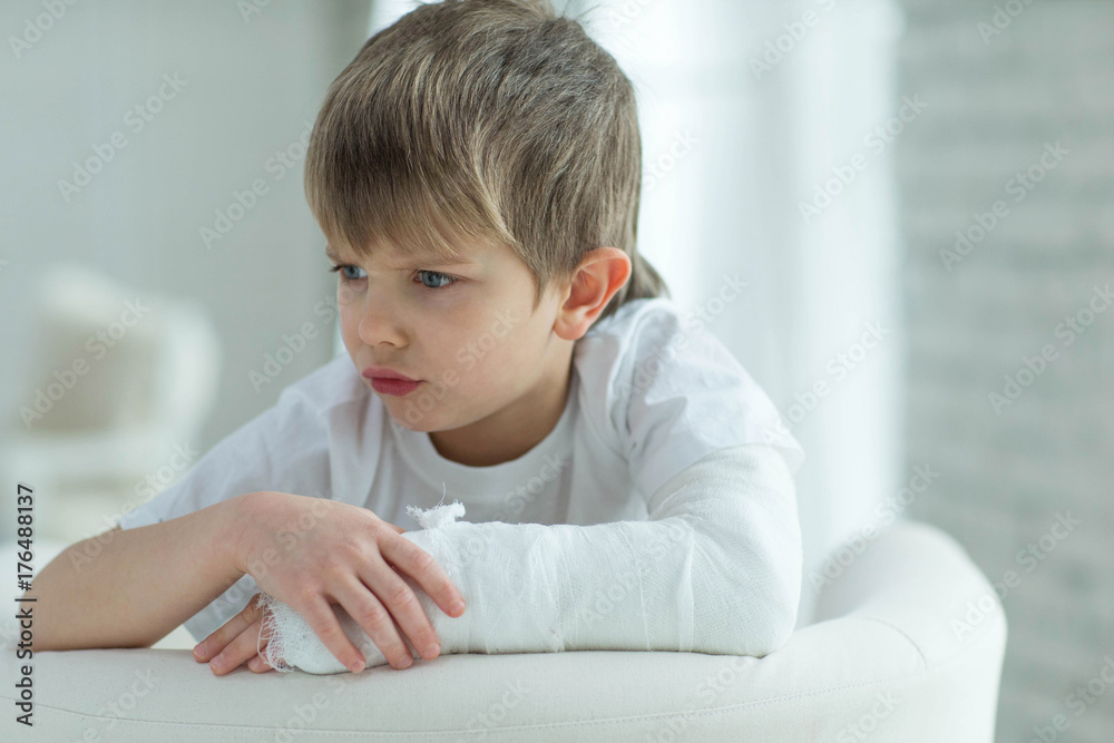 Child with an injury Child with an injury