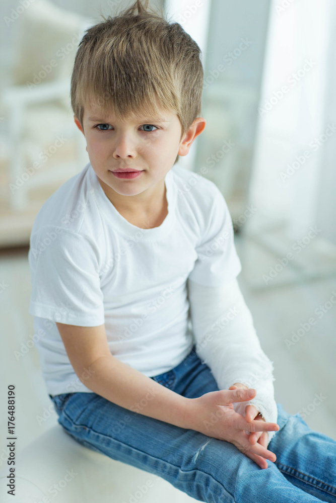 Child with an injury Child with an injury
