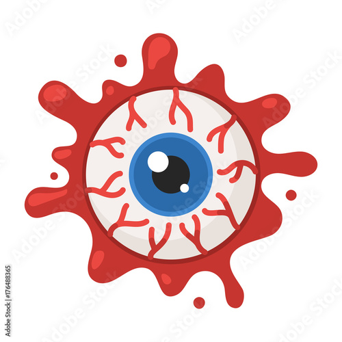 Eyeball in the blood