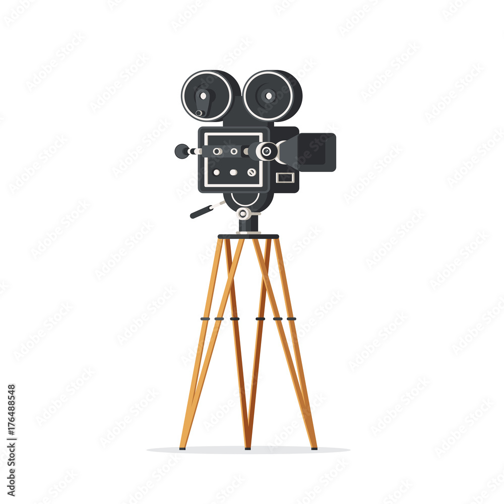 Obraz premium Vintage movie camera