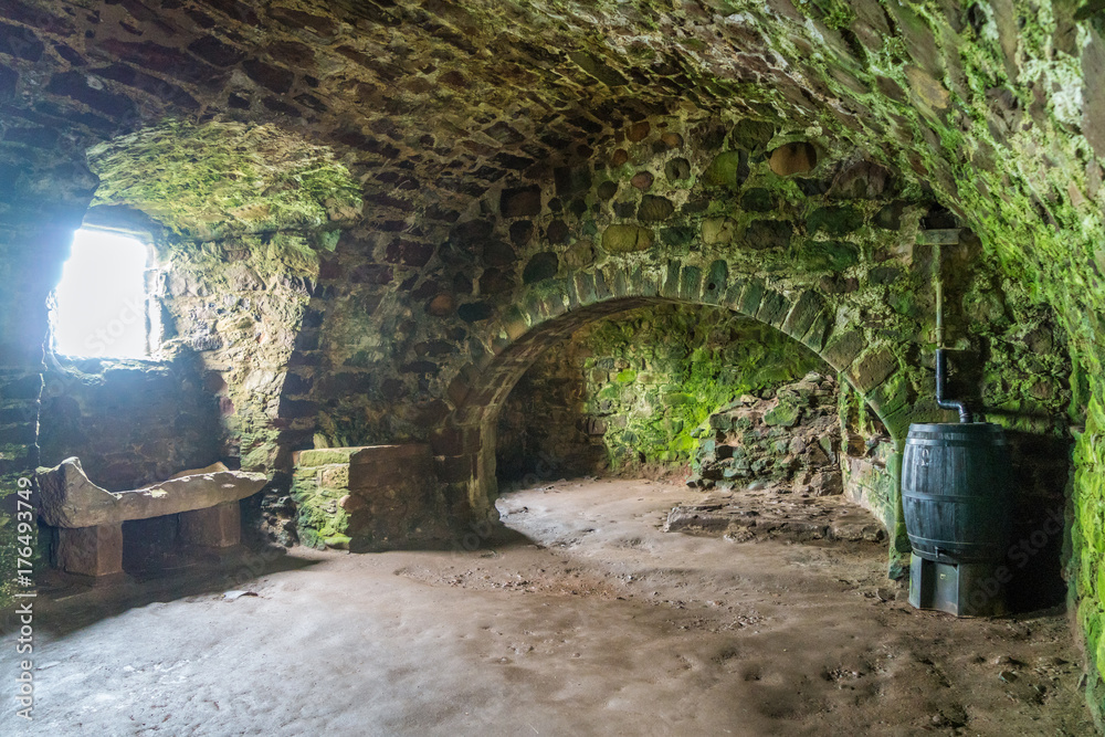 Interior sight in Dunnottar Castle, near Stonehaven, Scotland. Interior sight in Dunnottar Castle, near Stonehaven, Scotland.