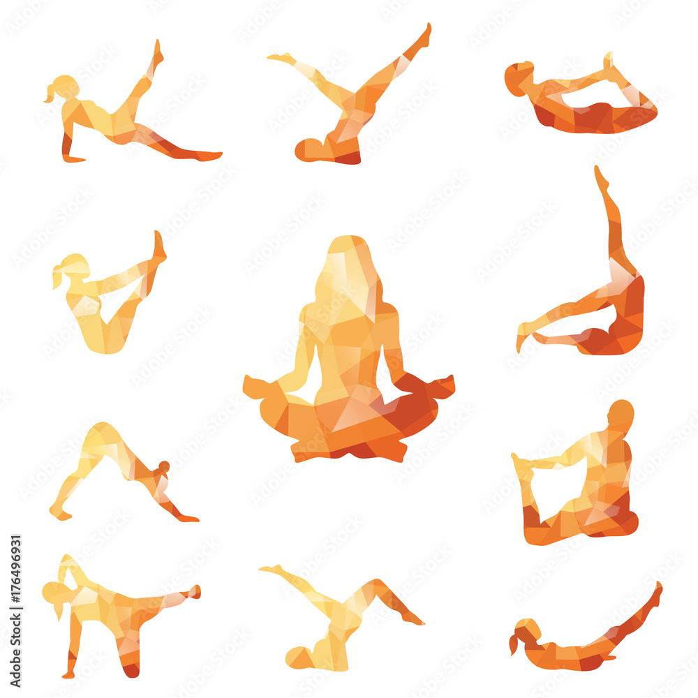 Obraz premium illustration yoga