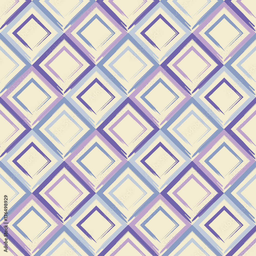 Seamless vector geometric pattern. Brushwork. Textile rapport. Seamless vector geometric pattern. Brushwork. Textile rapport.